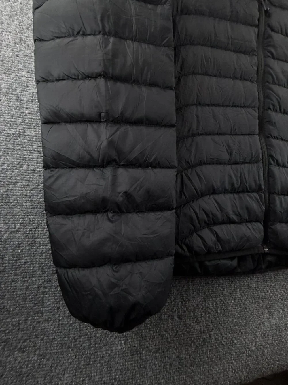 Marmot Men 600 Fill Black Down Insulated Winter Jacket Size Large Zip Pockets
